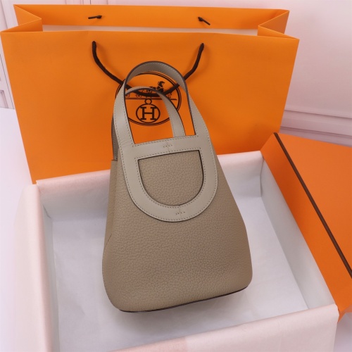Hermes AAA Quality Handbags In Silver For Women #1175152 $240.00 USD, Wholesale Replica Hermes AAA Quality Handbags