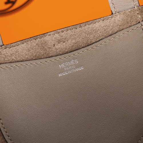 Replica Hermes AAA Quality Handbags In Silver For Women #1175152 $240.00 USD for Wholesale