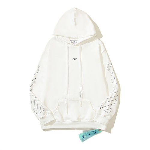 Replica Off-White Hoodies Long Sleeved For Unisex #1175283 $48.00 USD for Wholesale