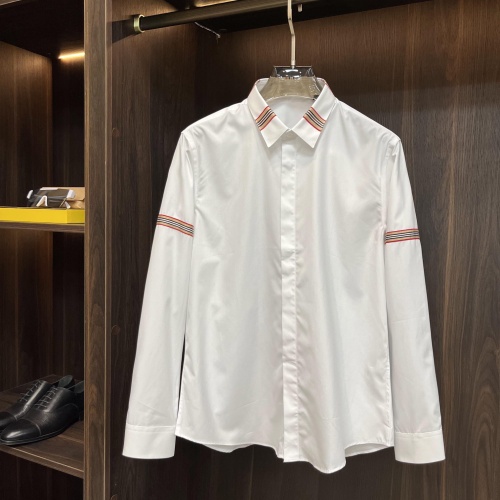 Burberry Shirts Long Sleeved For Men #1175656 $85.00 USD, Wholesale Replica Burberry Shirts