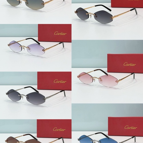 Replica Cartier AAA Quality Sunglassess #1175755 $48.00 USD for Wholesale