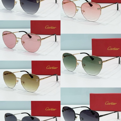 Replica Cartier AAA Quality Sunglassess #1175763 $45.00 USD for Wholesale