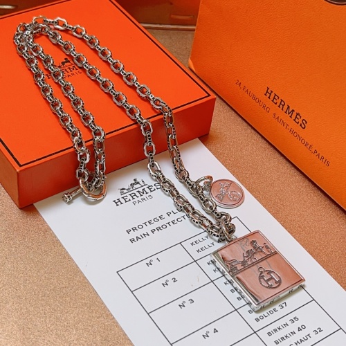 Replica Hermes Necklaces #1176008 $60.00 USD for Wholesale