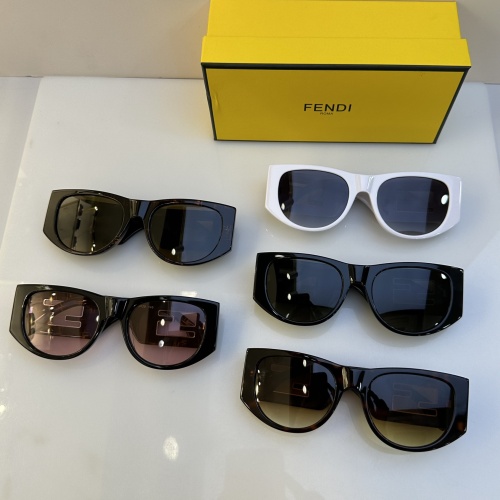 Replica Fendi AAA Quality Sunglasses #1176047 $56.00 USD for Wholesale