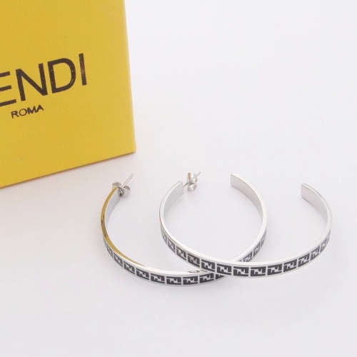 Fendi Earrings For Women #1176052 $36.00 USD, Wholesale Replica Fendi Earrings