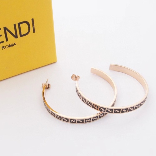 Fendi Earrings For Women #1176053 $36.00 USD, Wholesale Replica Fendi Earrings