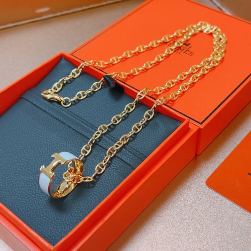 Replica Hermes Necklaces #1176102 $42.00 USD for Wholesale