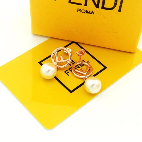 Fendi Earrings For Women #1176209 $25.00 USD, Wholesale Replica Fendi Earrings