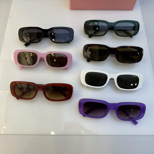 Replica MIU MIU AAA Quality Sunglasses #1176238 $60.00 USD for Wholesale