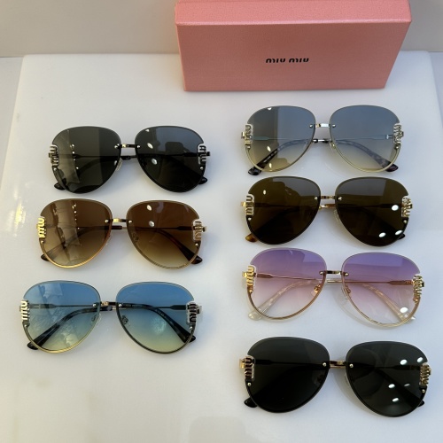 Replica MIU MIU AAA Quality Sunglasses #1176249 $60.00 USD for Wholesale