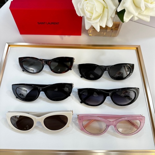 Replica Yves Saint Laurent YSL AAA Quality Sunglasses #1176423 $60.00 USD for Wholesale