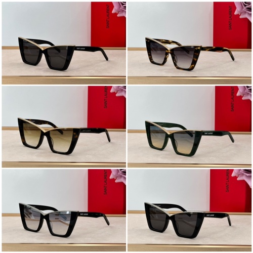 Replica Yves Saint Laurent YSL AAA Quality Sunglasses #1176431 $60.00 USD for Wholesale