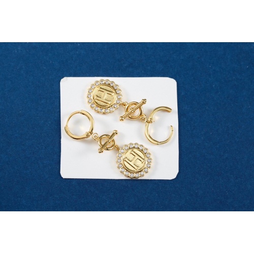Replica Hermes Earrings For Women #1176458 $32.00 USD for Wholesale