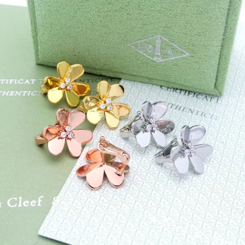 Replica Van Cleef & Arpels Earrings For Women #1176596 $27.00 USD for Wholesale