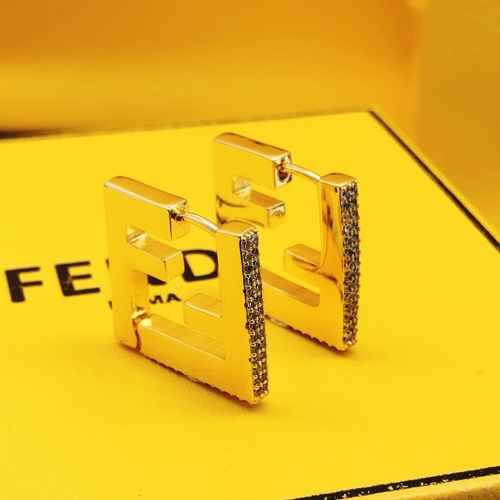 Replica Fendi Earrings For Women #1176628 $29.00 USD for Wholesale