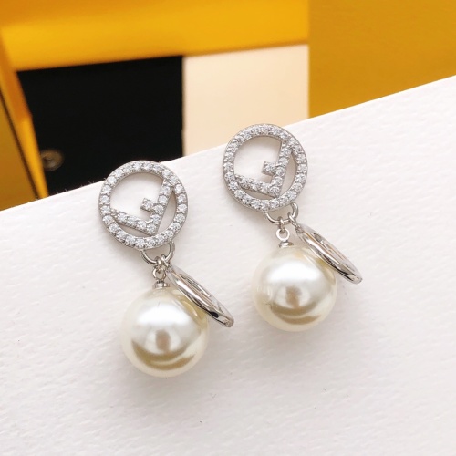 Replica Fendi Earrings For Women #1176629 $29.00 USD for Wholesale