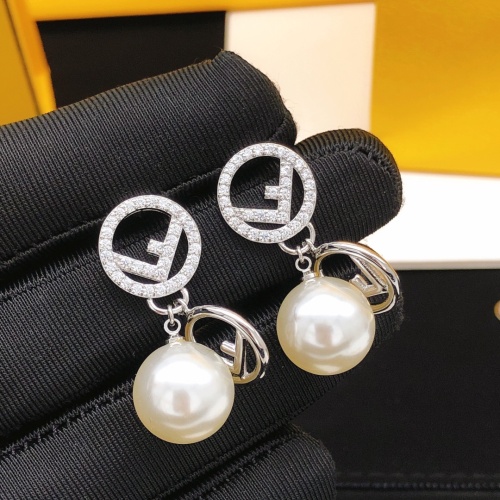 Replica Fendi Earrings For Women #1176629 $29.00 USD for Wholesale