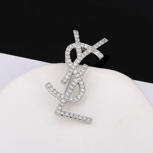 Yves Saint Laurent Brooches For Women #1176638 $25.00 USD, Wholesale Replica Yves Saint Laurent Brooches