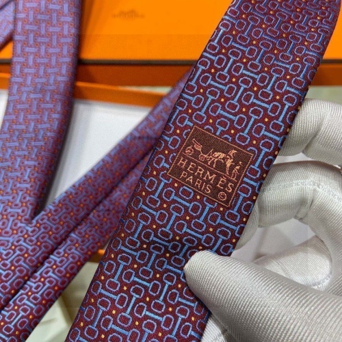 Replica Hermes Necktie For Men #1176698 $40.00 USD for Wholesale