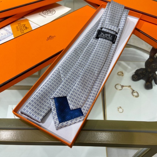 Replica Hermes Necktie For Men #1176704 $40.00 USD for Wholesale