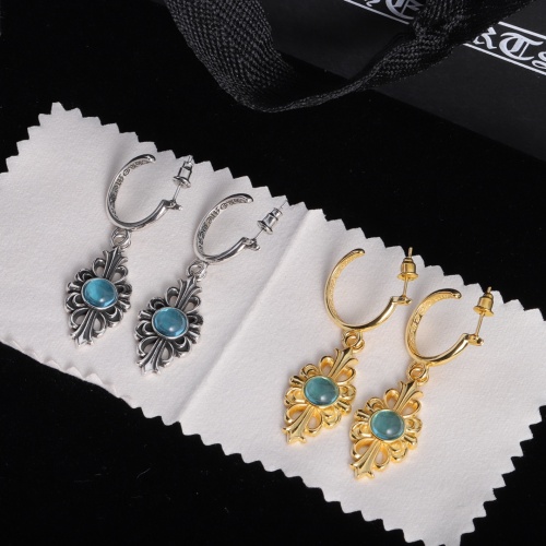 Replica Chrome Hearts Earrings For Women #1176747 $34.00 USD for Wholesale