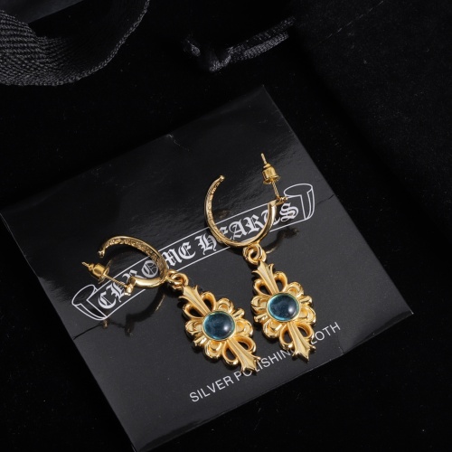 Replica Chrome Hearts Earrings For Women #1176748 $34.00 USD for Wholesale