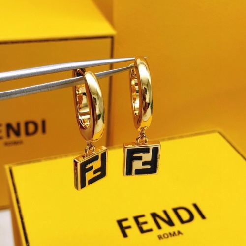 Replica Fendi Earrings For Women #1176809 $27.00 USD for Wholesale