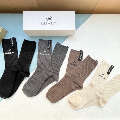 Replica Balenciaga Socks #1176914 $38.00 USD for Wholesale