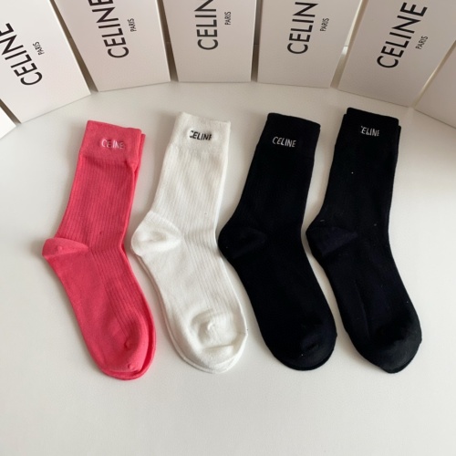 Celine Socks #1176925 $32.00 USD, Wholesale Replica Celine Socks