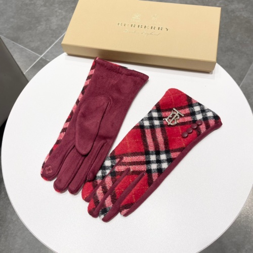 Replica Burberry Gloves For Women #1176959 $40.00 USD for Wholesale