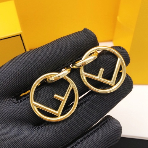 Replica Fendi Earrings For Women #1176972 $27.00 USD for Wholesale