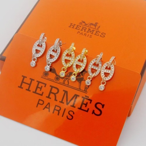 Replica Hermes Earrings For Women #1177164 $25.00 USD for Wholesale