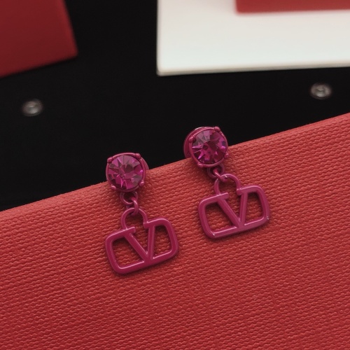 Replica Valentino Earrings For Women #1177176 $27.00 USD for Wholesale