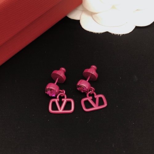 Replica Valentino Earrings For Women #1177176 $27.00 USD for Wholesale