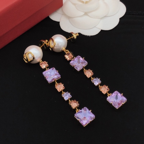 Replica Valentino Earrings For Women #1177186 $36.00 USD for Wholesale