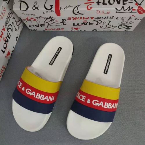 Dolce &amp; Gabbana D&amp;G Slippers For Women #1177200 $48.00 USD, Wholesale Replica Dolce &amp; Gabbana D&amp;G Slippers