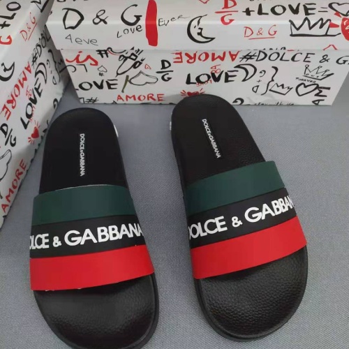 Replica Dolce & Gabbana D&G Slippers For Men #1177202 $48.00 USD for Wholesale