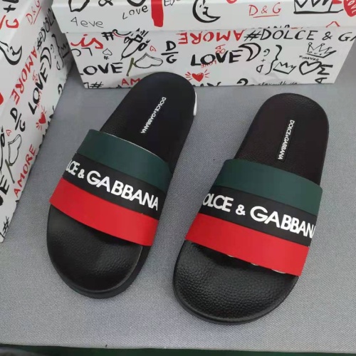 Dolce &amp; Gabbana D&amp;G Slippers For Women #1177203 $48.00 USD, Wholesale Replica Dolce &amp; Gabbana D&amp;G Slippers