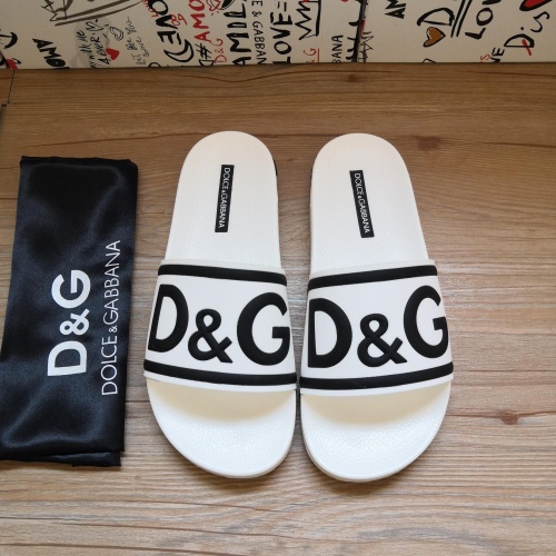 Dolce &amp; Gabbana D&amp;G Slippers For Women #1177208 $48.00 USD, Wholesale Replica Dolce &amp; Gabbana D&amp;G Slippers