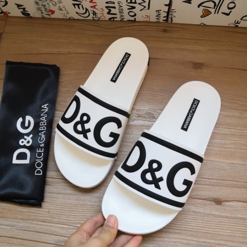 Replica Dolce & Gabbana D&G Slippers For Women #1177208 $48.00 USD for Wholesale