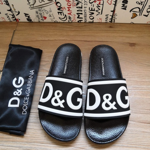 Dolce &amp; Gabbana D&amp;G Slippers For Women #1177210 $48.00 USD, Wholesale Replica Dolce &amp; Gabbana D&amp;G Slippers