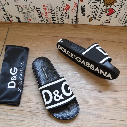 Replica Dolce & Gabbana D&G Slippers For Women #1177210 $48.00 USD for Wholesale
