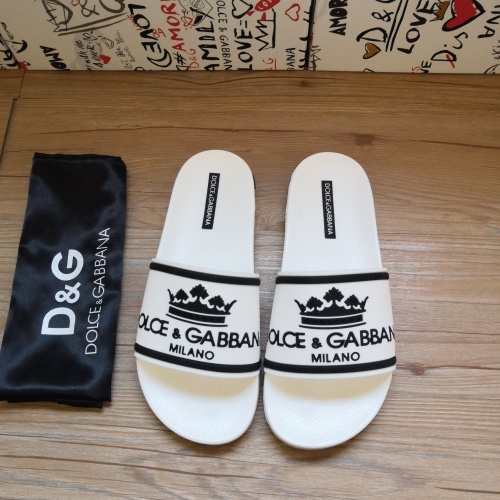 Dolce &amp; Gabbana D&amp;G Slippers For Women #1177212 $48.00 USD, Wholesale Replica Dolce &amp; Gabbana D&amp;G Slippers
