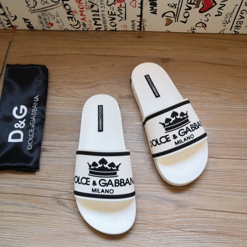 Replica Dolce & Gabbana D&G Slippers For Men #1177213 $48.00 USD for Wholesale