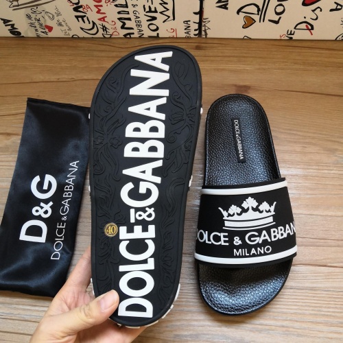 Replica Dolce & Gabbana D&G Slippers For Women #1177214 $48.00 USD for Wholesale