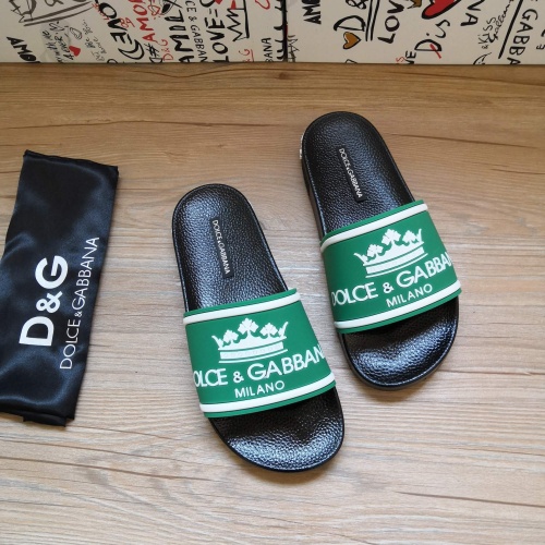 Replica Dolce & Gabbana D&G Slippers For Women #1177216 $48.00 USD for Wholesale