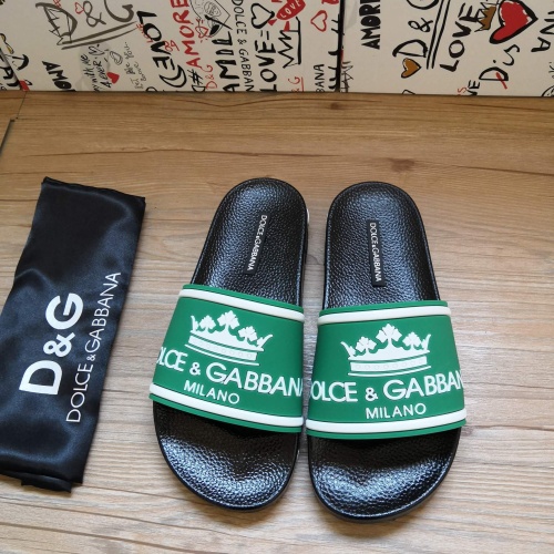 Dolce &amp; Gabbana D&amp;G Slippers For Men #1177217 $48.00 USD, Wholesale Replica Dolce &amp; Gabbana D&amp;G Slippers