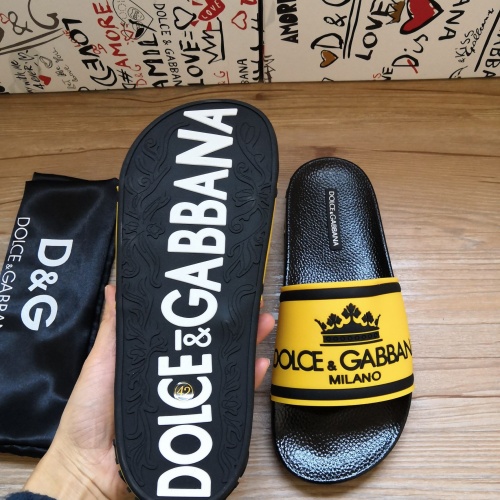 Replica Dolce & Gabbana D&G Slippers For Women #1177218 $48.00 USD for Wholesale