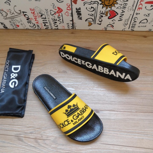 Replica Dolce & Gabbana D&G Slippers For Women #1177218 $48.00 USD for Wholesale