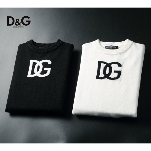 Replica Dolce & Gabbana D&G Sweaters Long Sleeved For Men #1177626 $52.00 USD for Wholesale